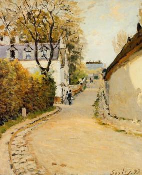 阿爾弗萊德 西斯萊 Rue de la Princesse, Louveciennes 阿爾弗萊德 西斯萊 Rue de la Princesse, Louveciennes
